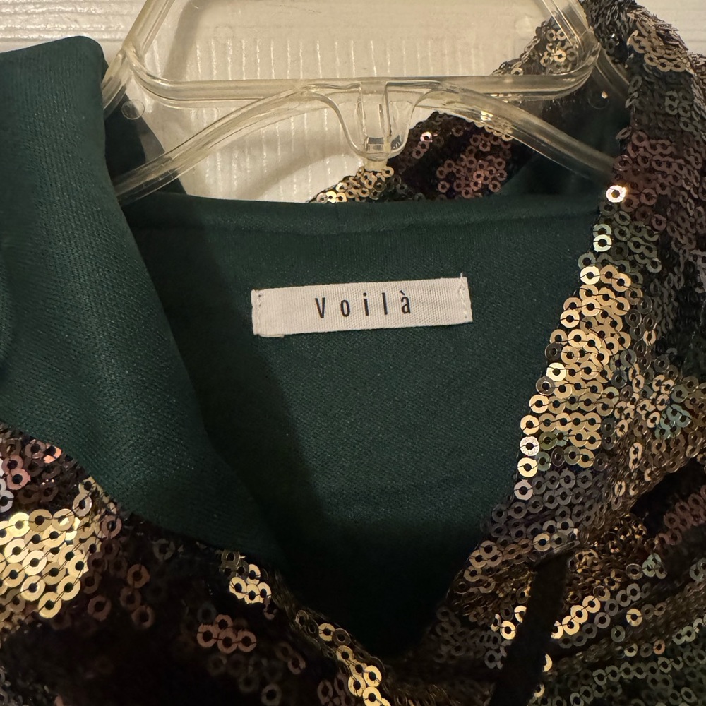 Sequin Camo Women's Sweater - Picture 2 of 3